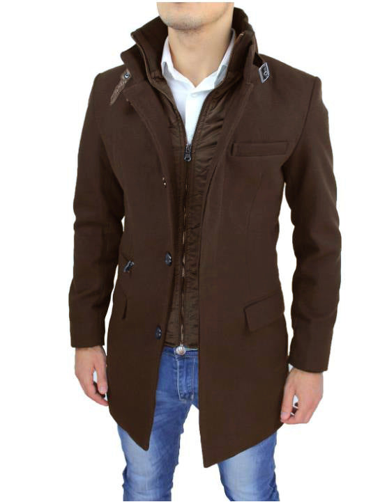 Herren modischer Warmjacke mit innovativem Innenfutter ModeGeist