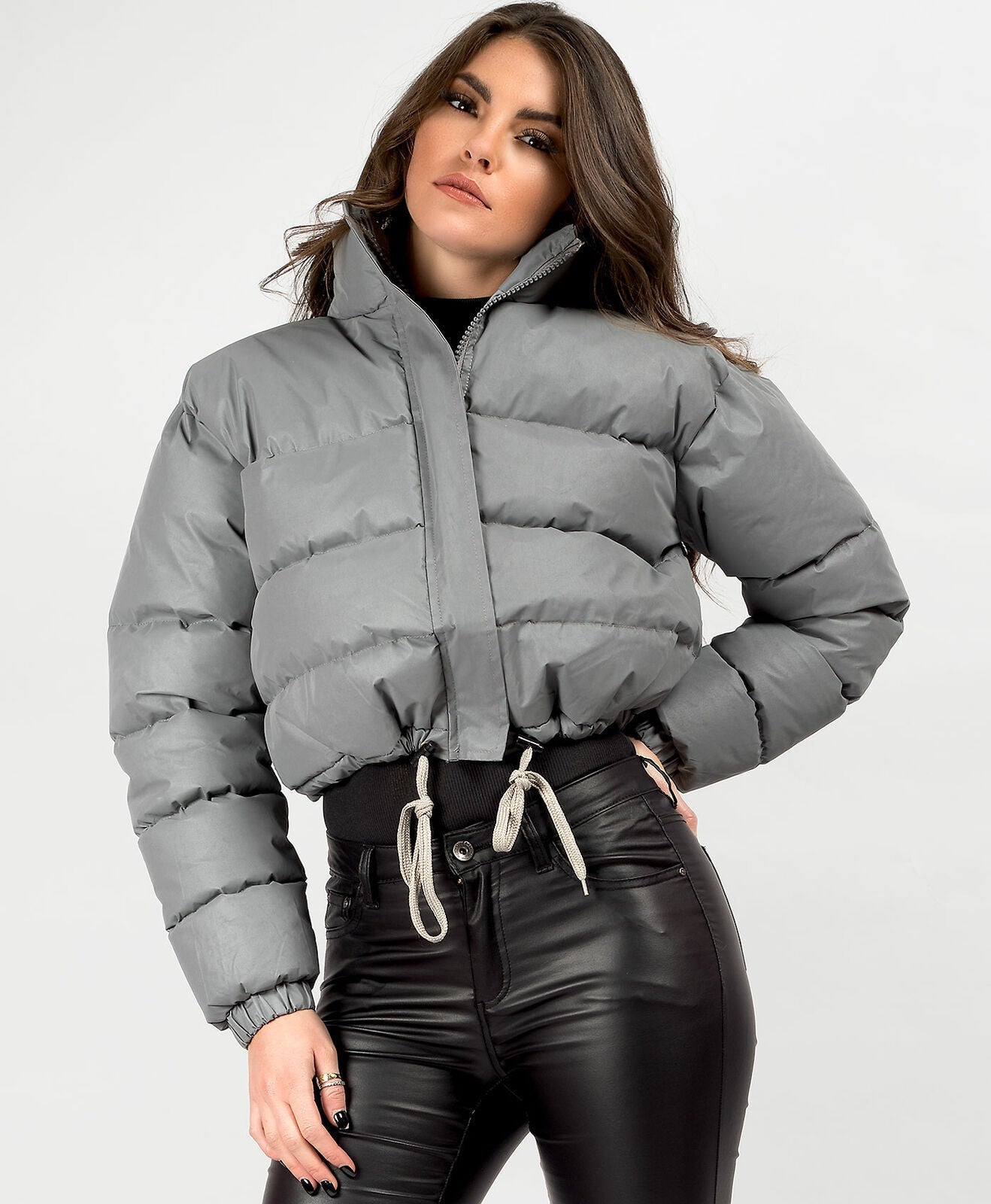 Damen trendige kurze Steppjacke ModeGeist
