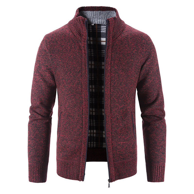 Herren Strickjacke mit innovativem wärmeisolierendem Innenfutter ModeGeist