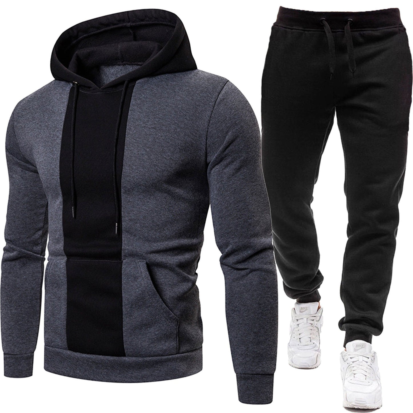 Herren Sportliche Kapuzenjacke und Jogginghose ModeGeist