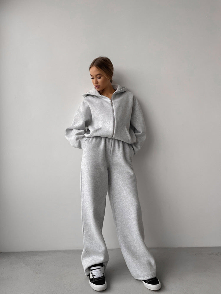 Damen lässiges Hoodie- und Jogginghose-Set ModeGeist