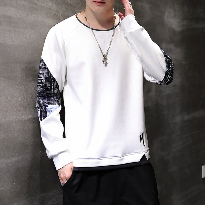 Herren modisches Sweatshirt mit einzigartigen Druckdetails ModeGeist
