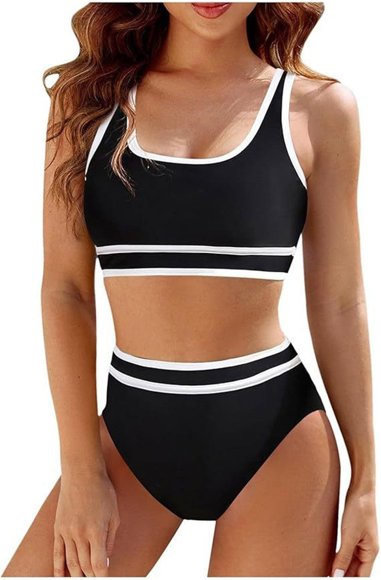 Komfortable Damen Sport-Bikini Sets mit hoher Taille von MODEGEIST