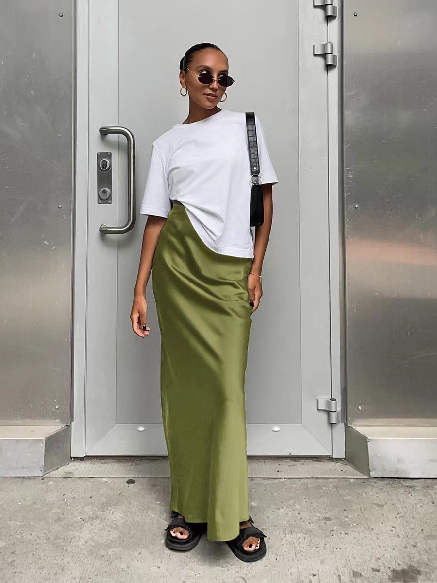 Damen elegantes Maxikleid mit asymmetrischem Schnitt und dekorativem Überwurf ModeGeist