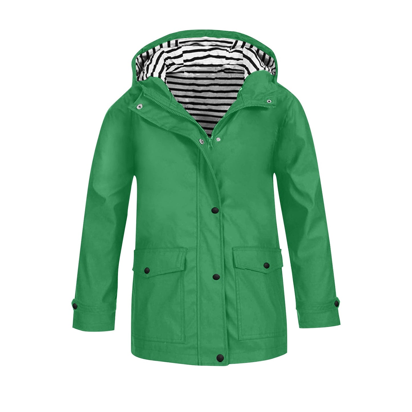 Damen wetterfeste Parkajacke mit praktischen Taschen und verstellbarem Kapuzenkragen ModeGeist