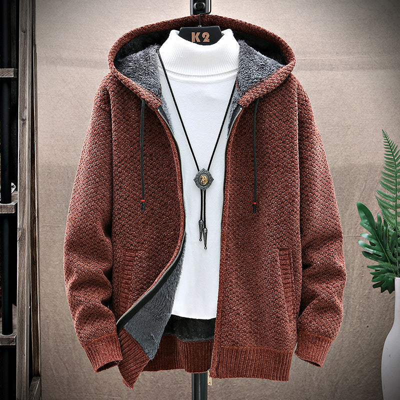 Damen gemütliche Kapuzenjacke mit weichem Innenfutter und innovativem Schnitt ModeGeist