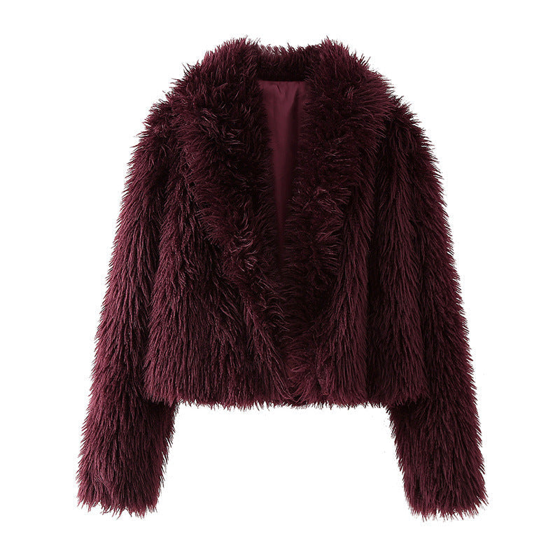 Damen Kuschel-Short-Pelzjacke ModeGeist