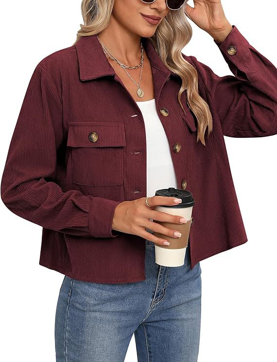 Damen lässige Overshirt-Jacke ModeGeist