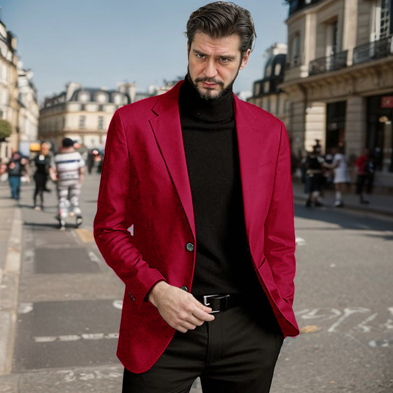 Herren Eleganter Einreiher-Blazer ModeGeist