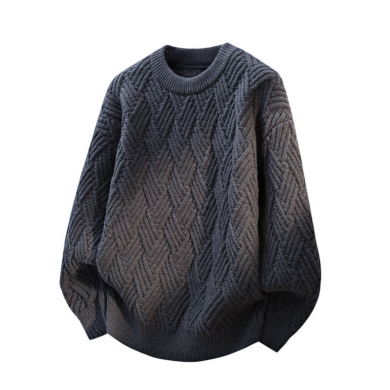Damen Gemusterter Strickpullover ModeGeist