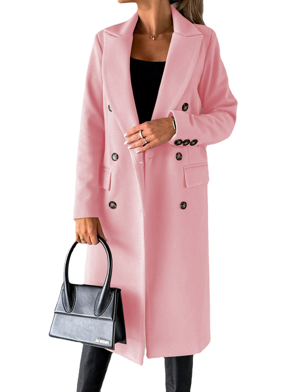 Damen Eleganter und zeitloser Trenchcoat mit doppelter Knopfleiste und praktischen Taschen ModeGeist