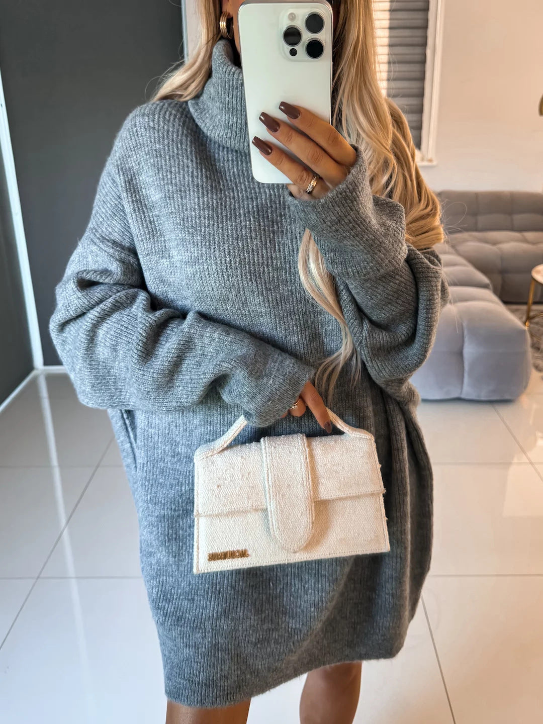 Damen kuscheliger Oversized Pullover ModeGeist