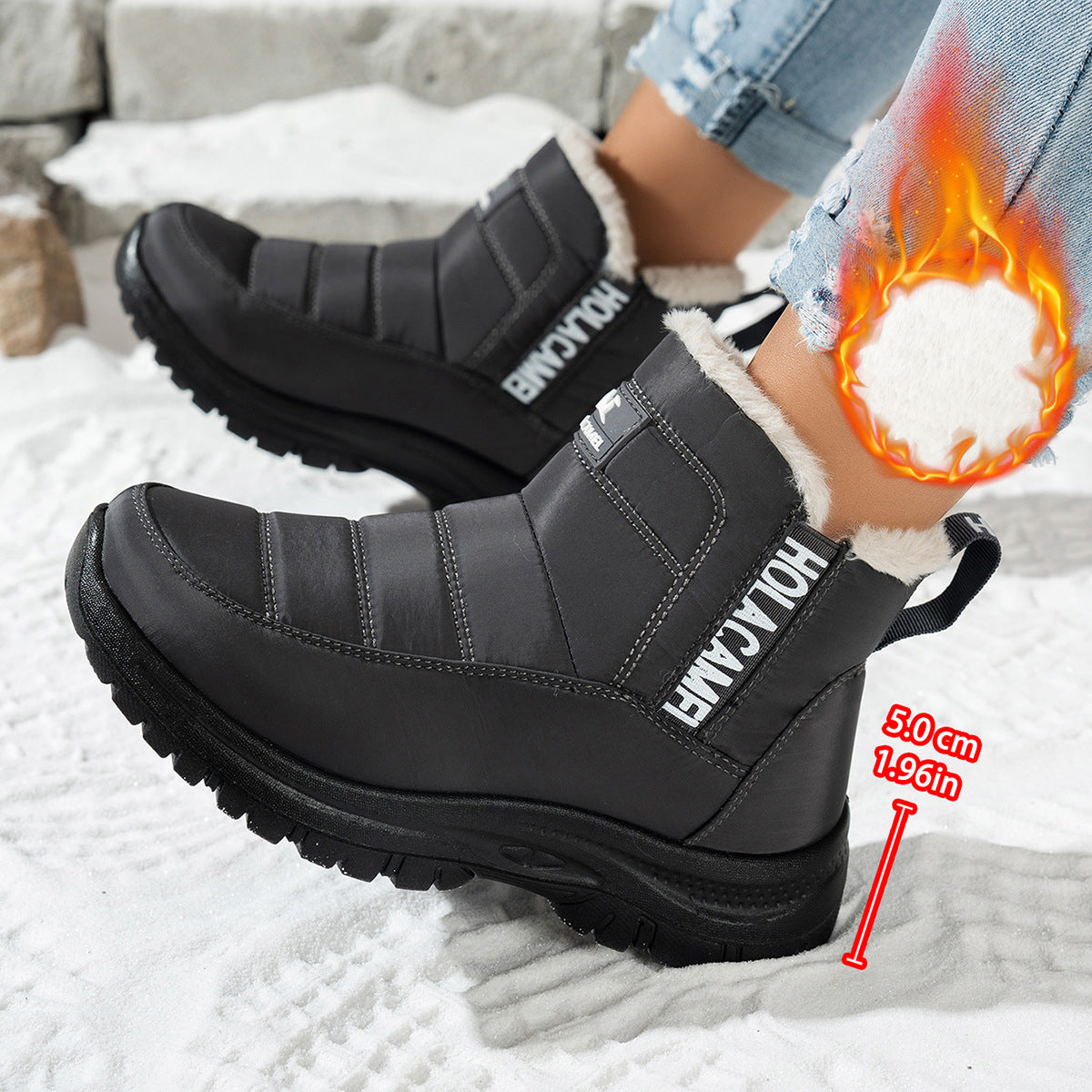 Damen Winterstiefel mit warmem Futter ModeGeist