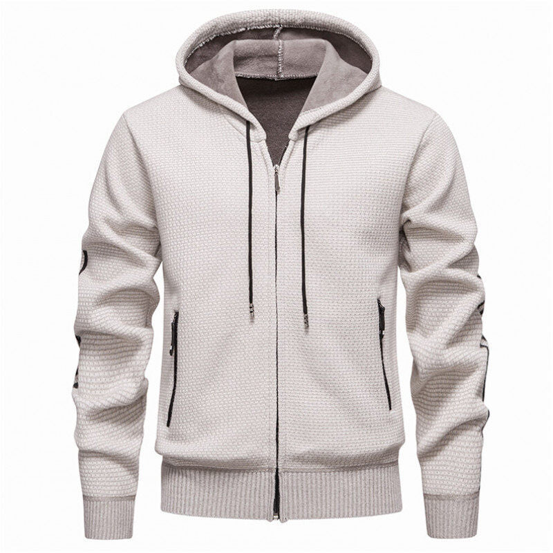 Herren Sweatjacke mit praktischen Reißverschlusstaschen und modernem Design ModeGeist