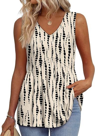 MODEGEIST Damen Casual Top Ärmellos Relaxed Fit Vielseitig