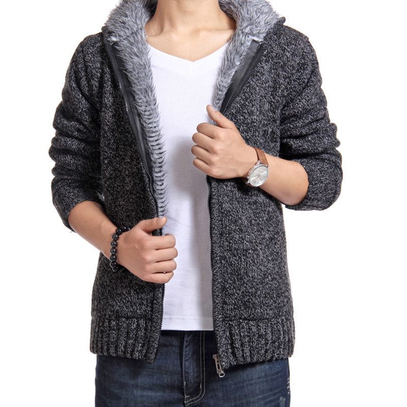 Herren kuschelige Strickjacke mit hochwertigem Innenfutter ModeGeist