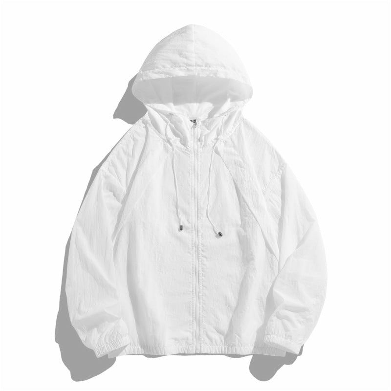Damen leichte Windjacke mit verstellbarem Kapuzensystem ModeGeist