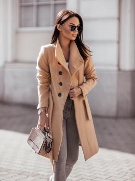 Damen Eleganter Woll-Trenchcoat ModeGeist