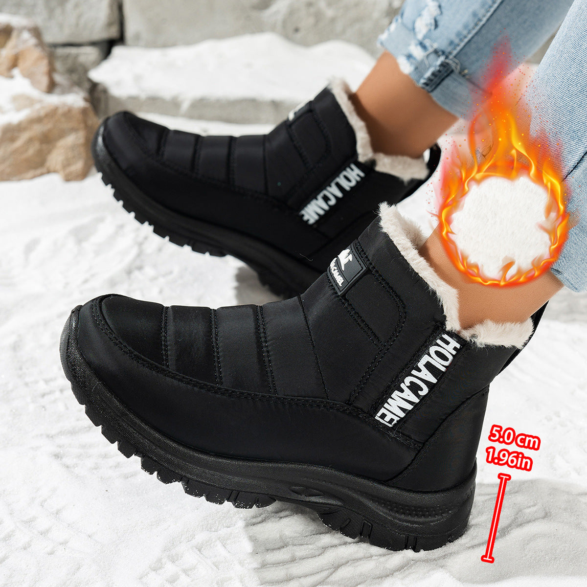 Damen Winterstiefel mit warmem Futter ModeGeist