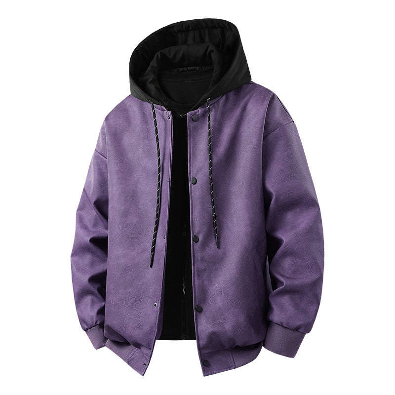 Herren modische Übergangsjacke mit abnehmbarer Kapuze und sportlichen Akzenten ModeGeist