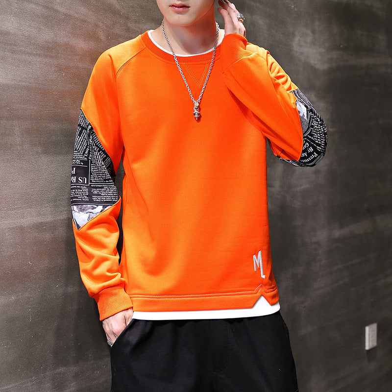 Herren modisches Sweatshirt mit einzigartigen Druckdetails ModeGeist