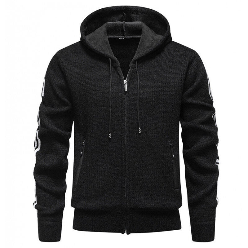 Herren Sweatjacke mit praktischen Reißverschlusstaschen und modernem Design ModeGeist