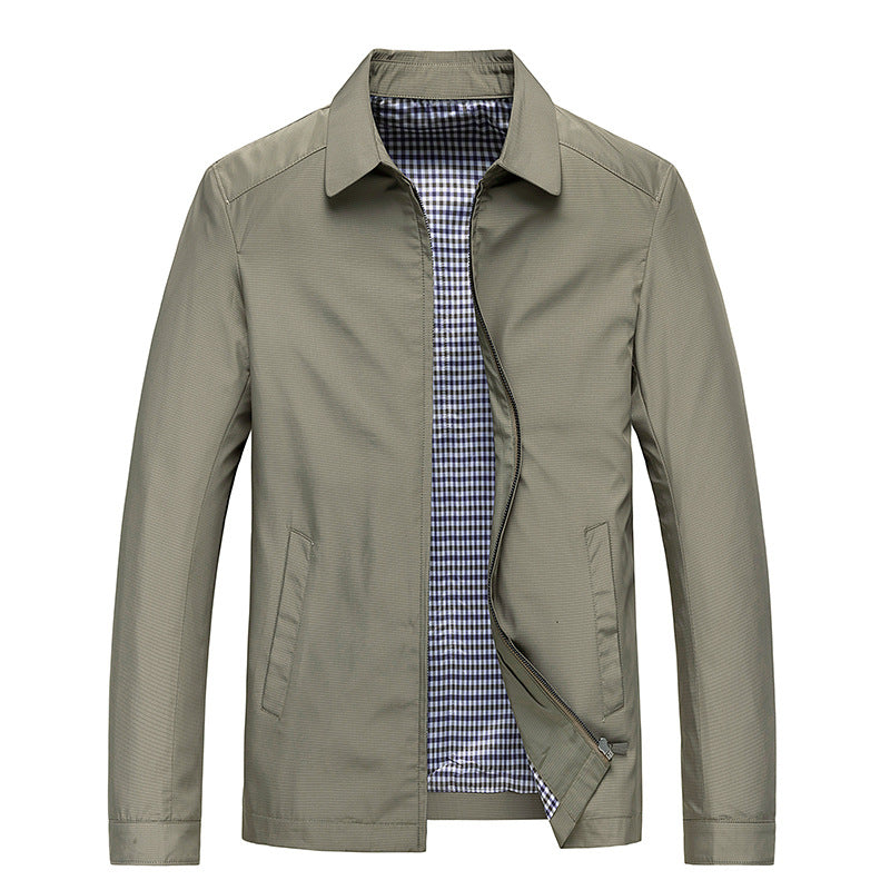 Herren Freizeitjacke mit lässigem Schnitt und praktischen Taschen ModeGeist