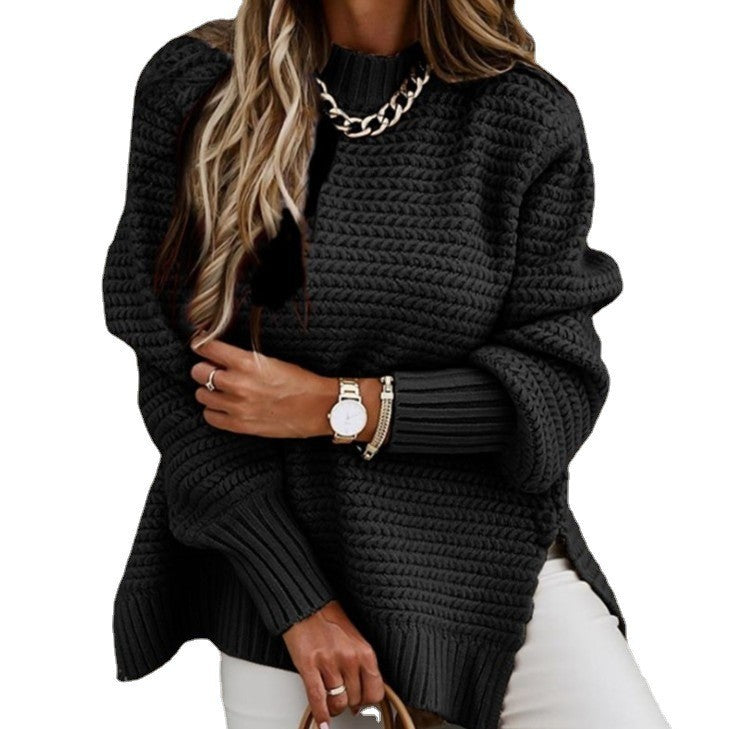 Damen Oversized Pullover mit strukturiertem Strick ModeGeist