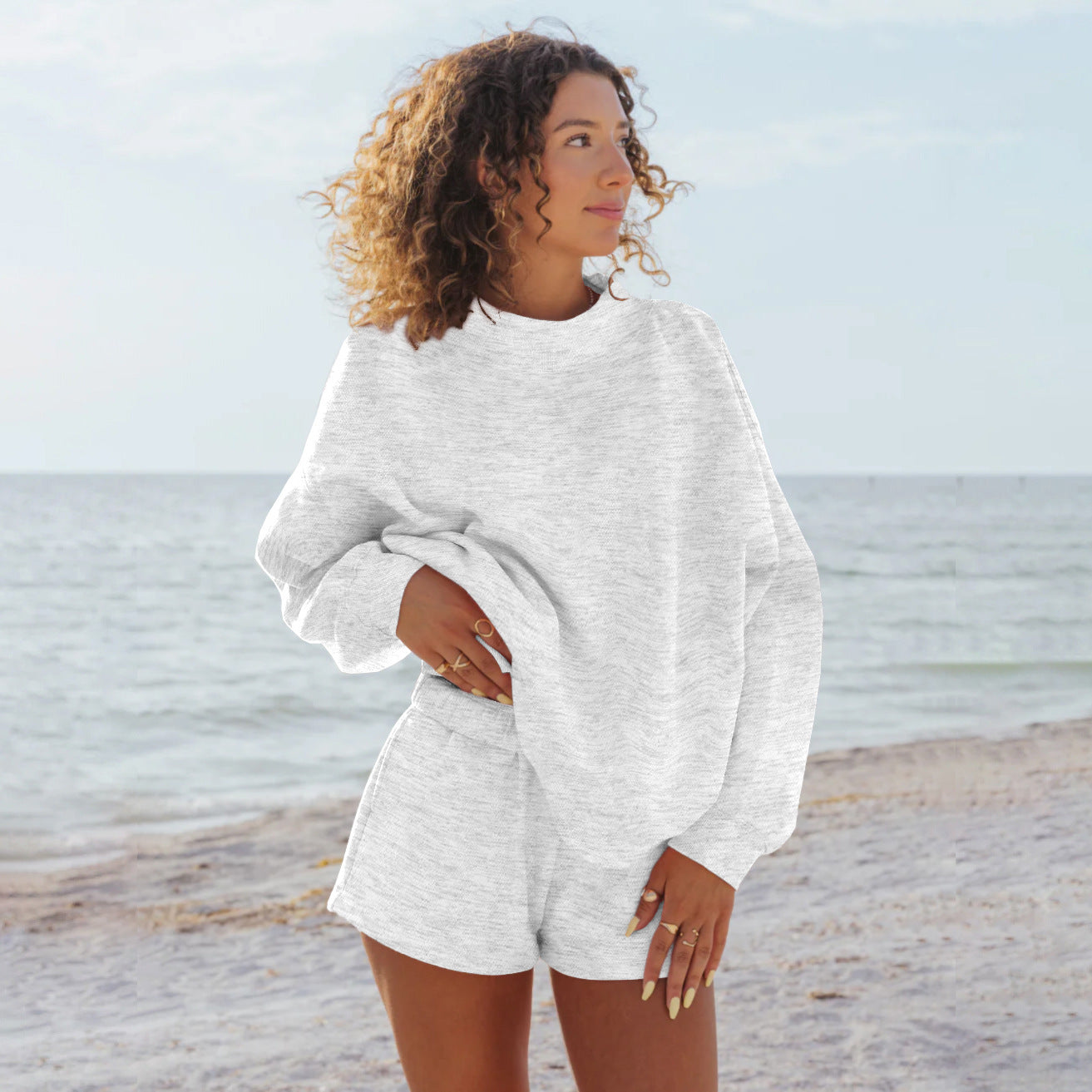 Damen Oversize-Sweatshirt mit Raglanärmeln ModeGeist