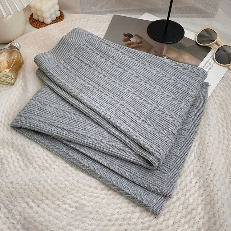 Damen Weiche Strickhose mit Zopfmuster ModeGeist