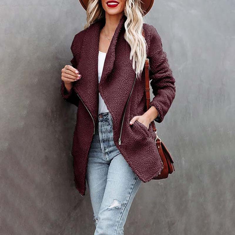 ModeGeist | Sherpa Jacke Polyester Weich, Warm