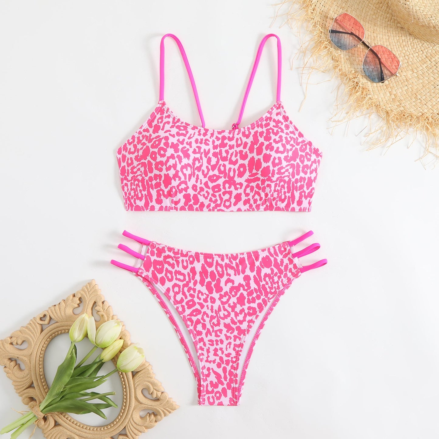Stylish, Modern Tiered Bikini Set for Women