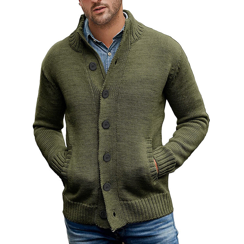 Herren Strickjacke mit modernem Design und praktischen Taschen ModeGeist