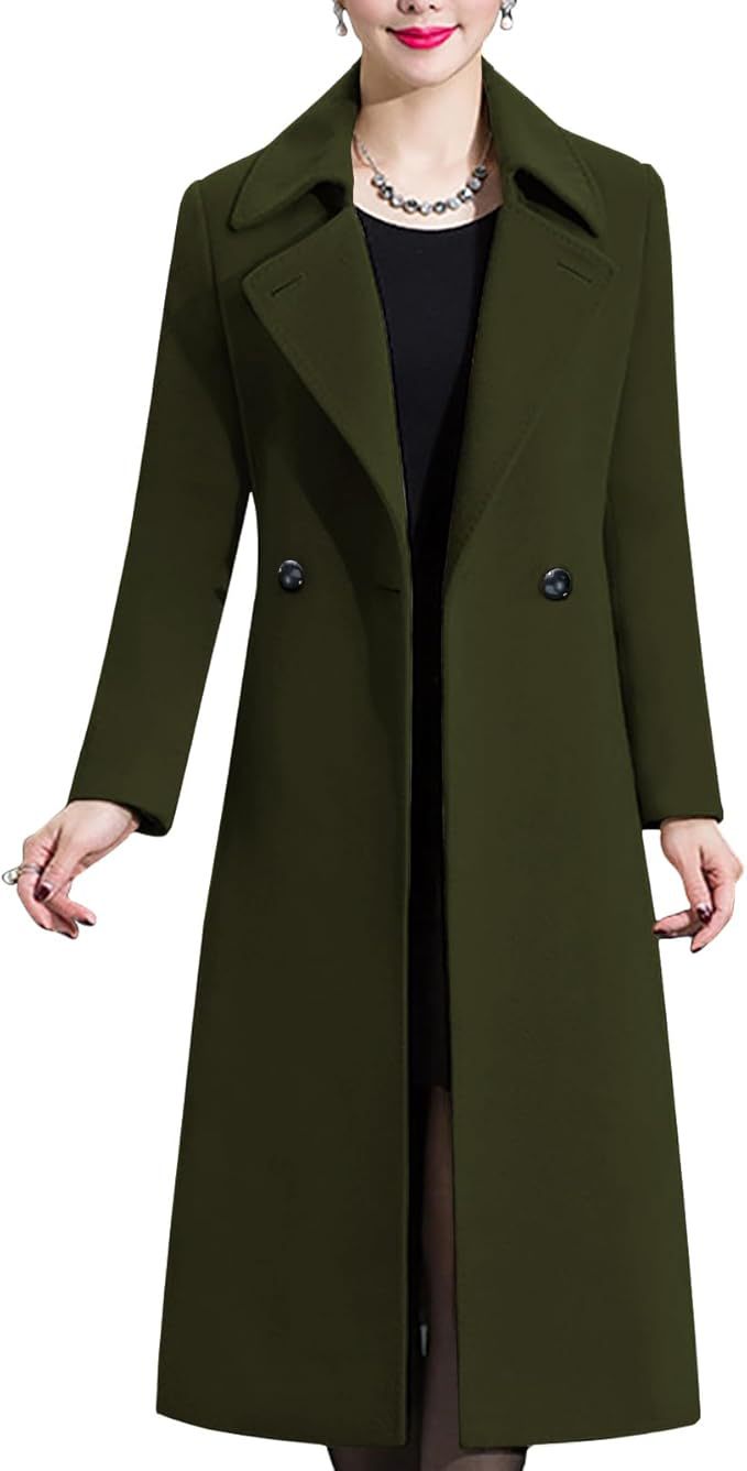 Damen Eleganter langer Mantel ModeGeist