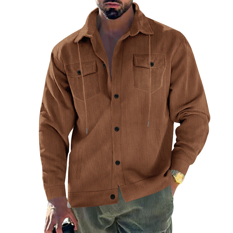 Herren Cord-Jacke mit praktischen Taschen und klassischem Schnitt ModeGeist