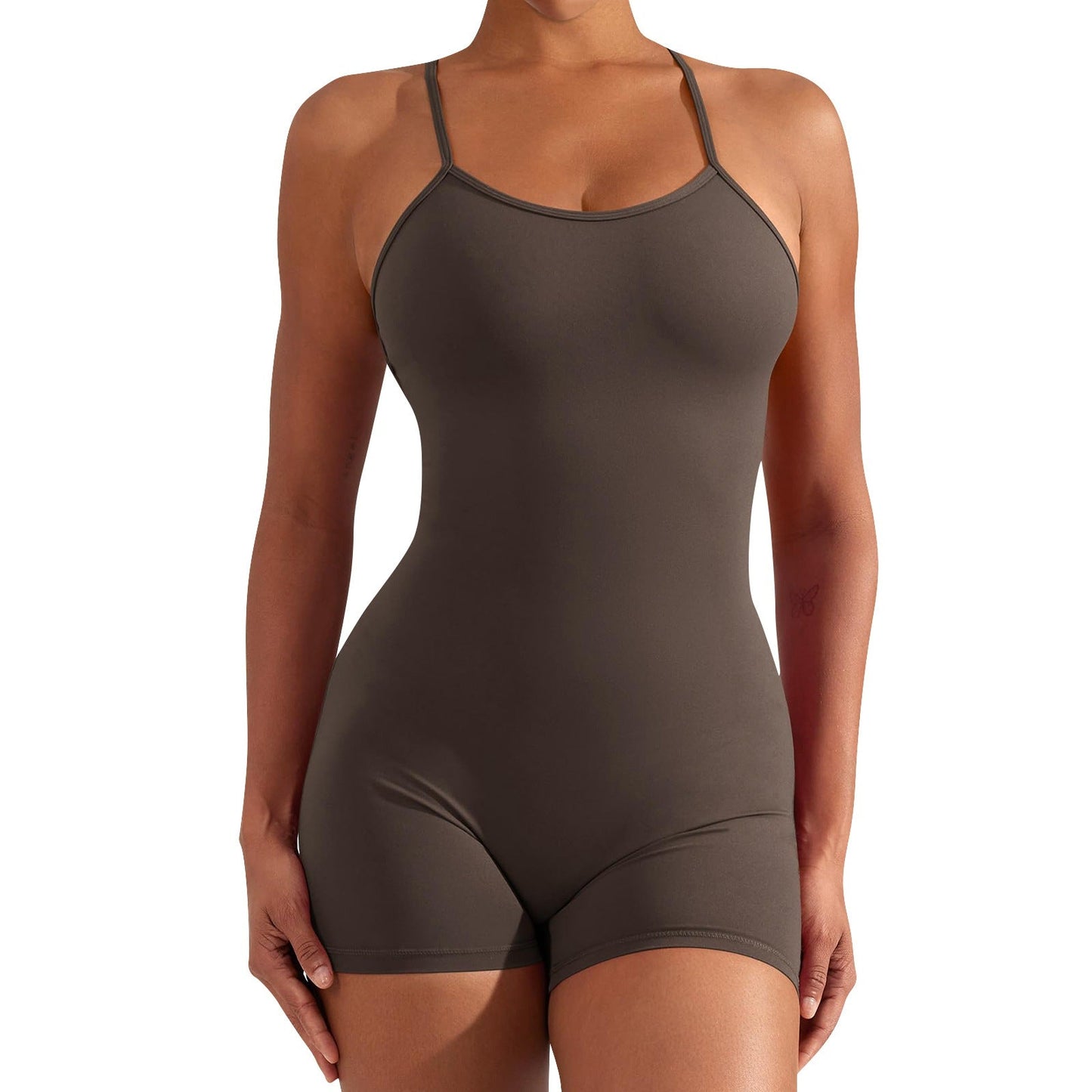 Damen Sportlicher Einteiler für Fitness und Schwimmen ModeGeist