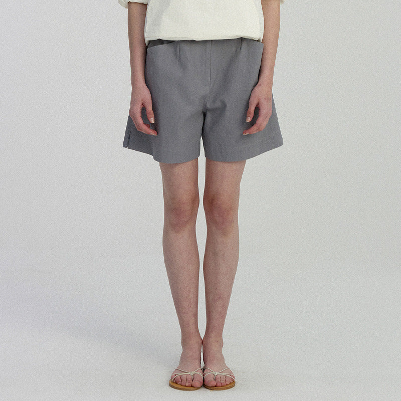 MODEGEIST bequeme Damen Shorts aus hochwertigem Baumwollmix mit weitem Schnitt