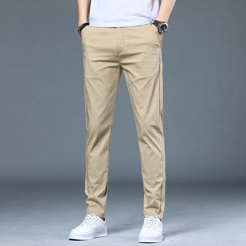 Herren luftige Freizeithosen im modernen Slim-Fit Design ModeGeist
