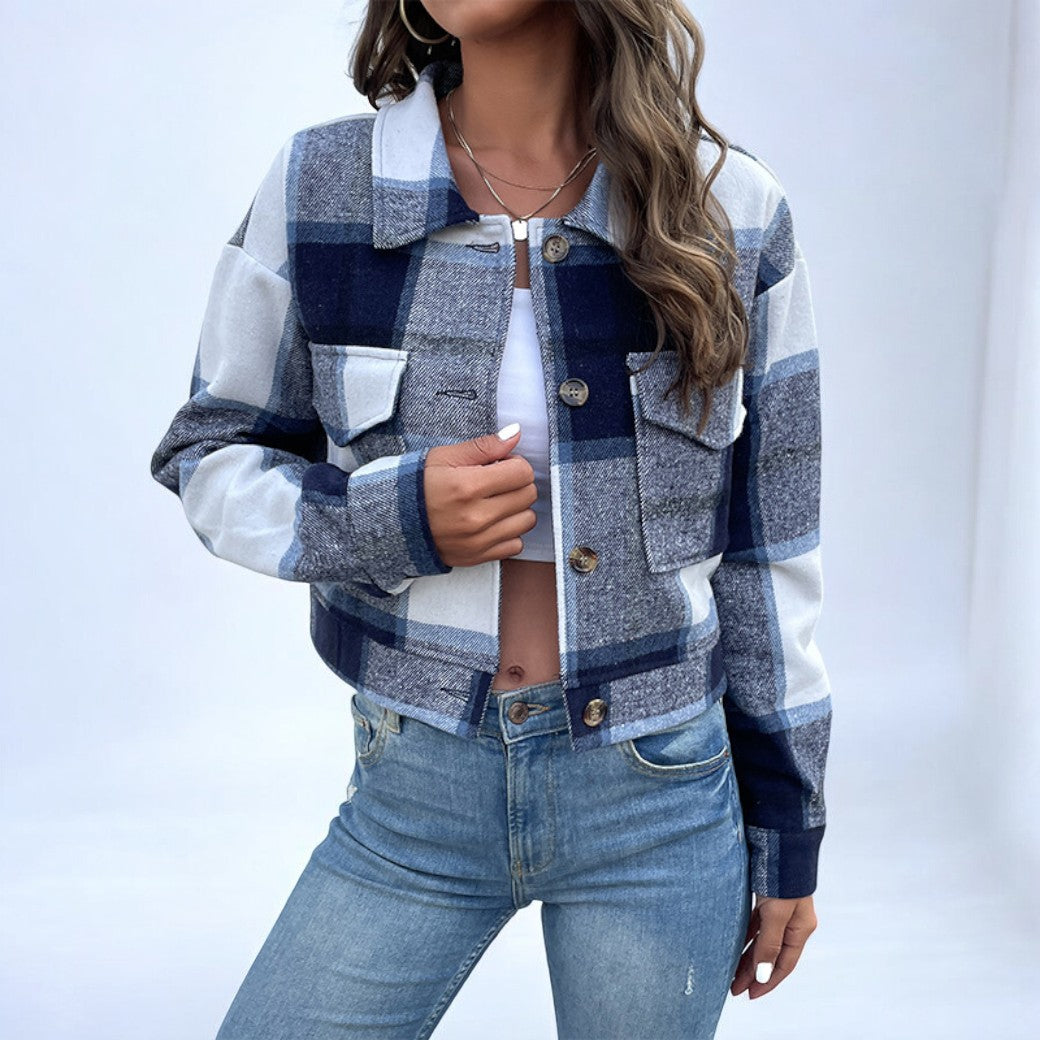 ModeGeist | Modische Karo Jacke