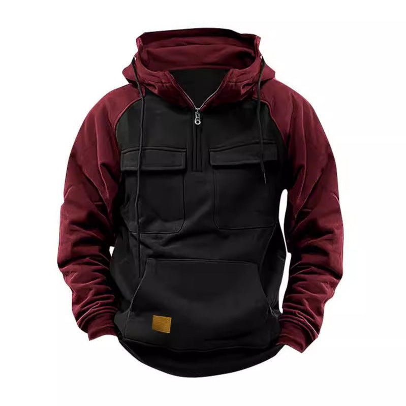 Herren Funktioneller Hoodie mit praktischen Taschen und innovativem Design ModeGeist
