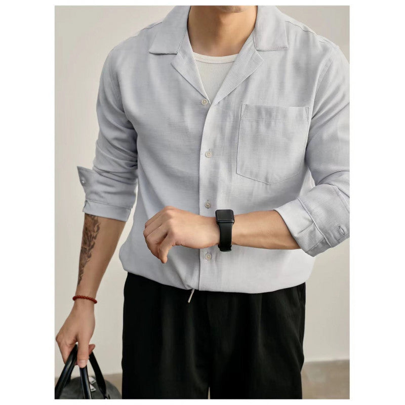 Herren Leichtes Kurzarmhemd mit Brusttasche und lässigem Schnitt ModeGeist