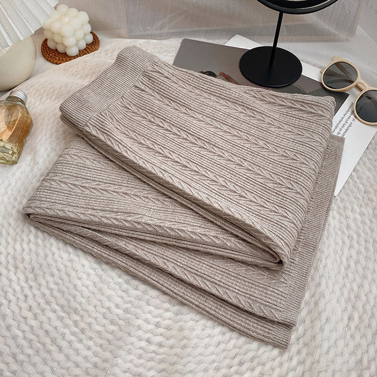 Damen Weiche Strickhose mit Zopfmuster ModeGeist