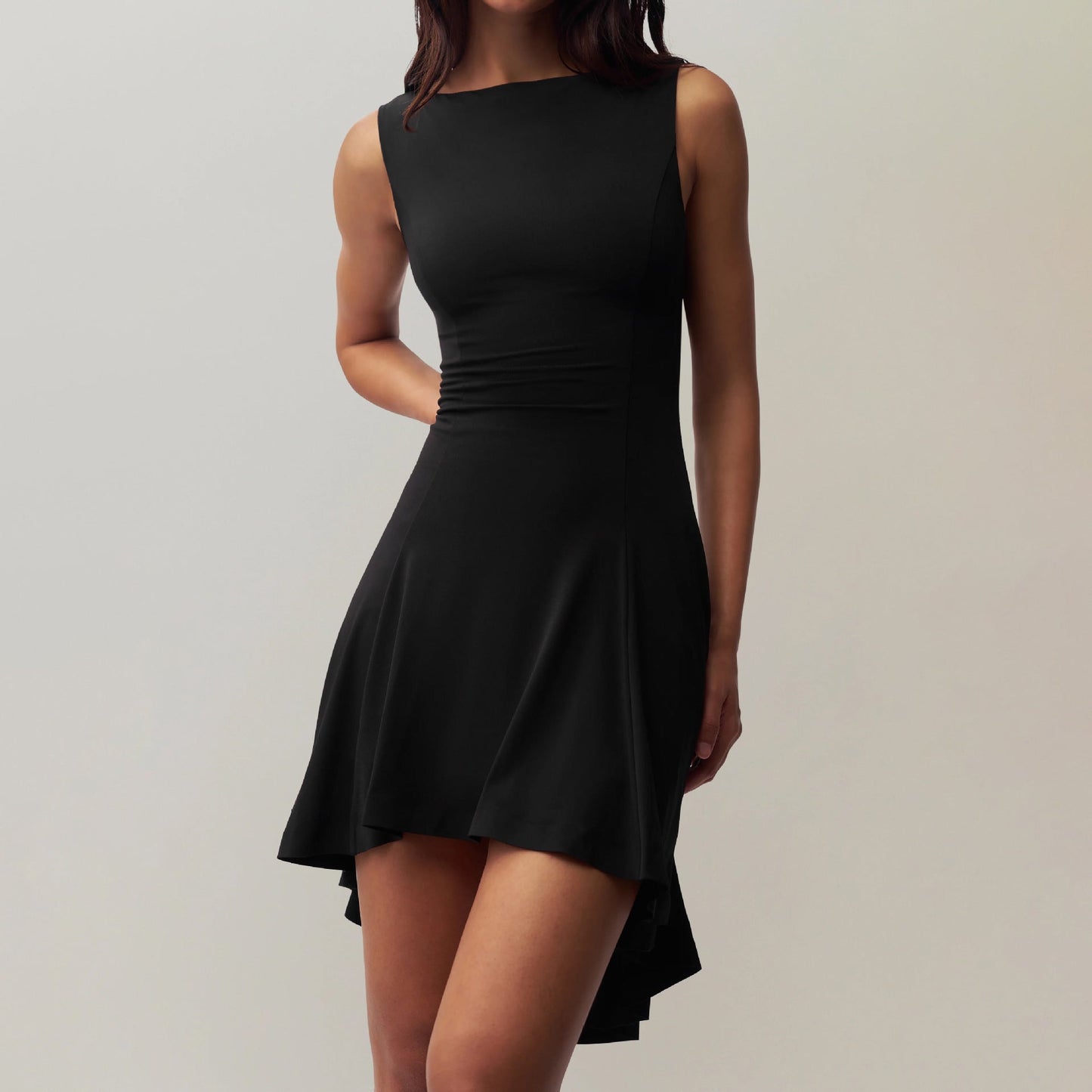 Damen ärmelloses asymmetrisches Kleid ModeGeist