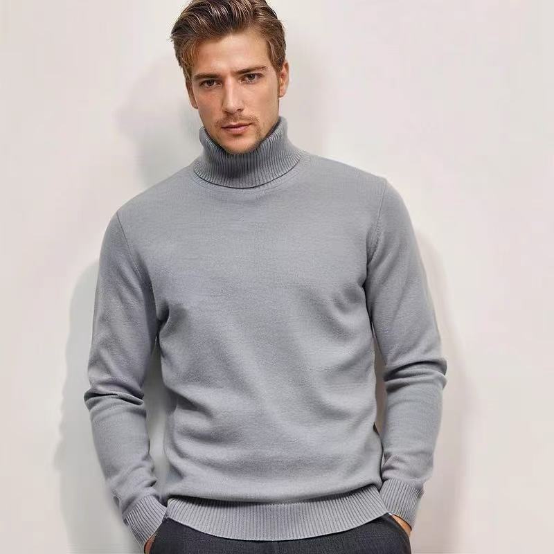 Herren Rollkragenpullover aus feinem Strick ModeGeist
