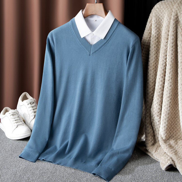 Herren V-Ausschnitt Pullover ModeGeist