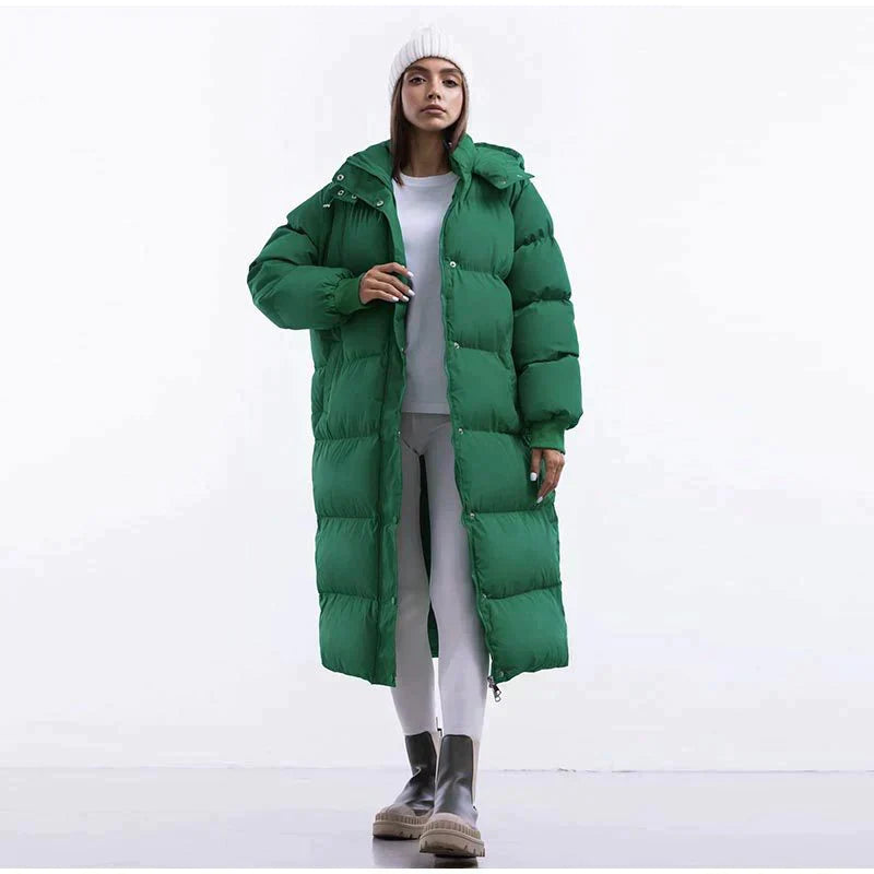ModeGeist | Lange mit Verstellbarer Kapuze für Frauen Ideal für Den Winter