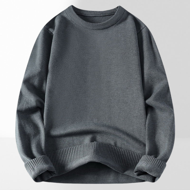 Damen bequemer und eleganter Rundhalsausschnitt Pullover ModeGeist