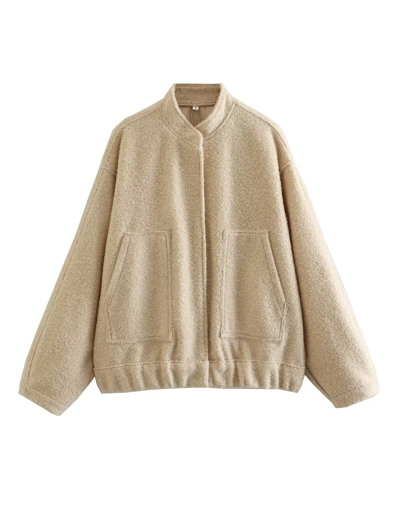 Damen elegante Oversized-Jacke ModeGeist