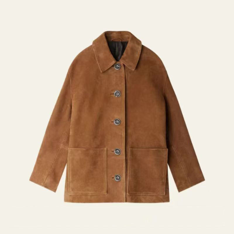 Damen Herrenmode Wildlederjacke ModeGeist