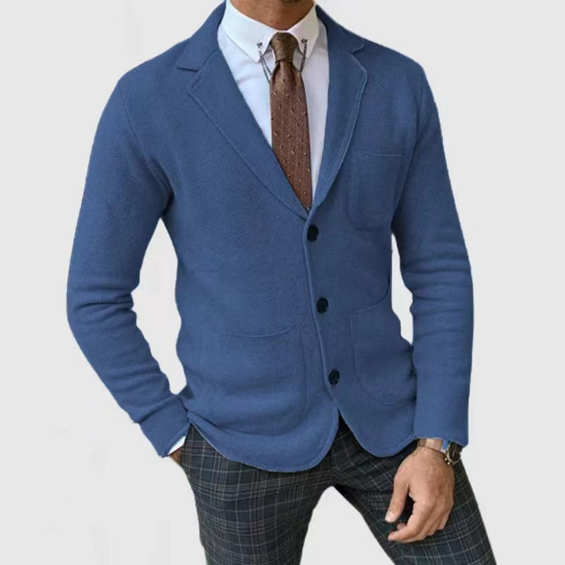 Herren stilvolle Strickjacke mit praktischen Taschen ModeGeist
